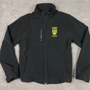St. Thomas University Education Jacket Womens Small Black Water Repellent CX2